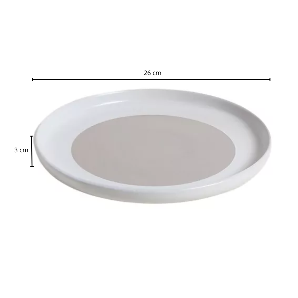 Set de 4 Platos Cerámica Playo Dalian 26 cm - Imagen 5