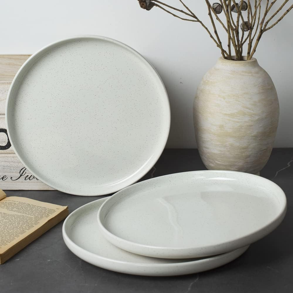 Set de 4 Platos Cerámica con Borde Alto 26 cm - Imagen 5