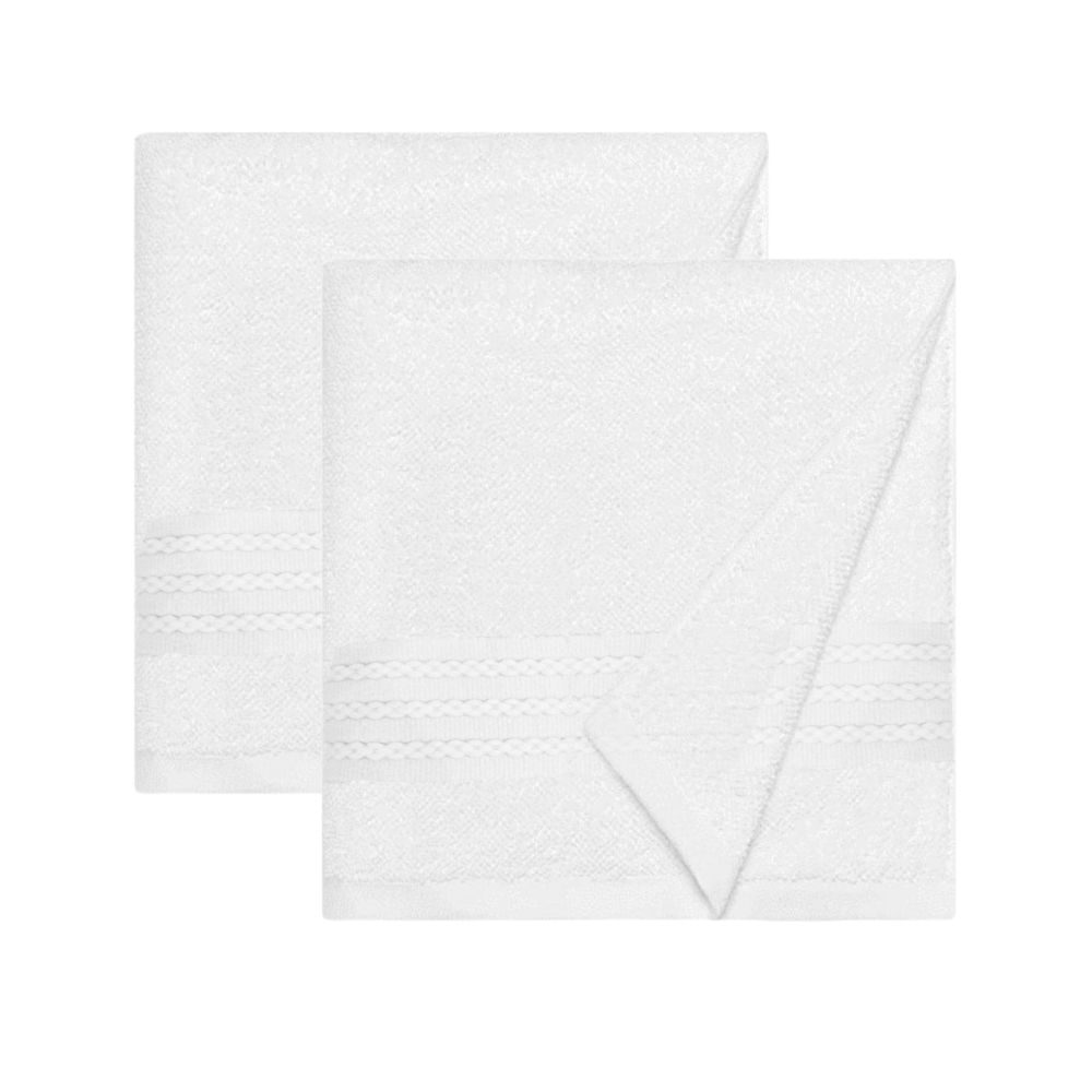 Set de 2 Toallas de Mano 100% Algodón 45x70 cm