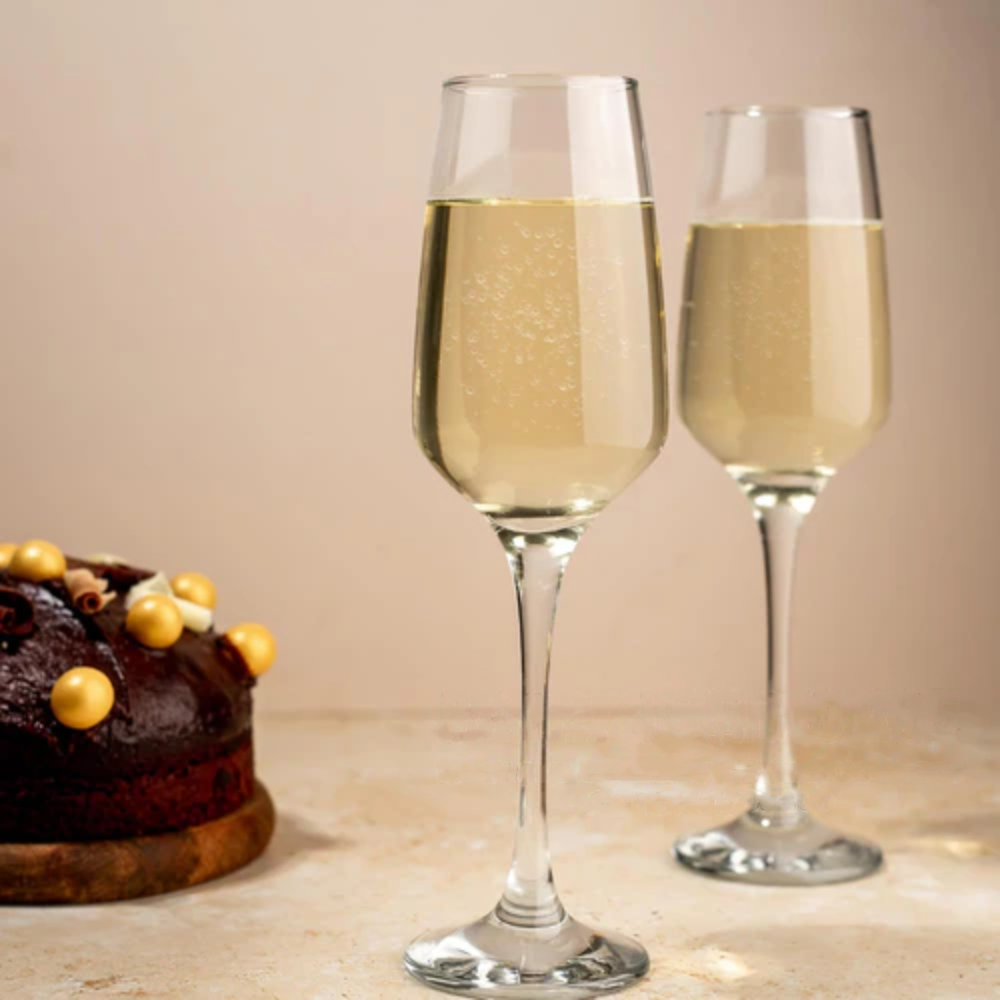 Set de 6 Copas para Champagne Base Ancha 227 ml - Imagen 2