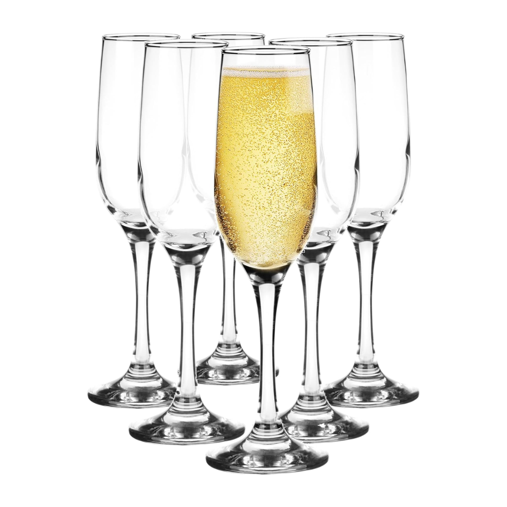 Set de 6 Copas para Champagne 180 ml