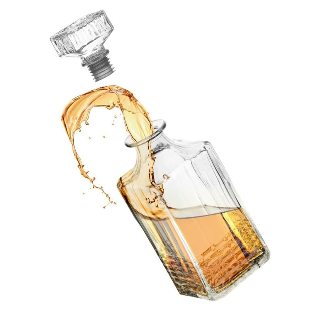 Licorera para Whisky de Vidrio de 1000 ml