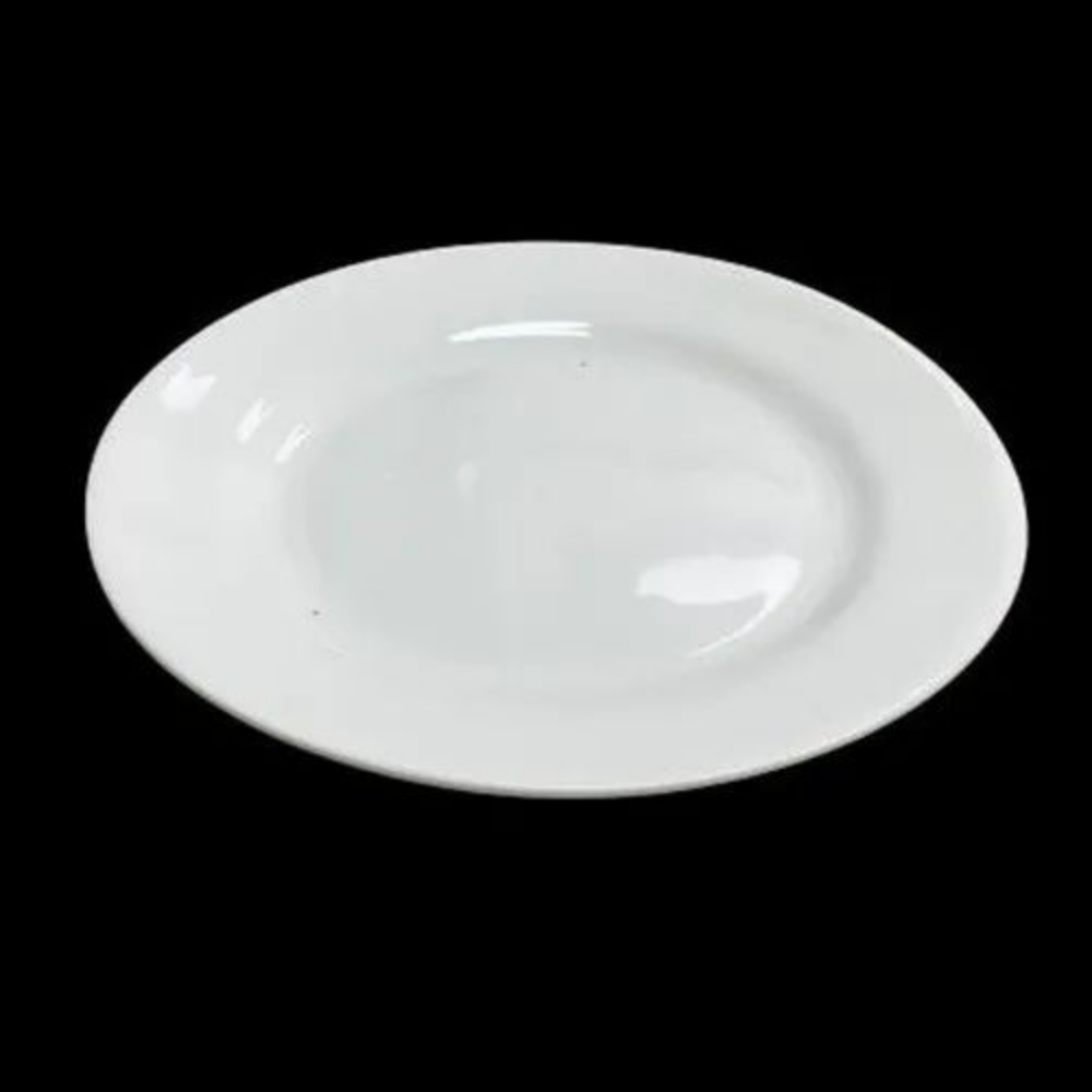 Set 6 Platos de Cerámica Blanco Acabado Brilloso - Imagen 3