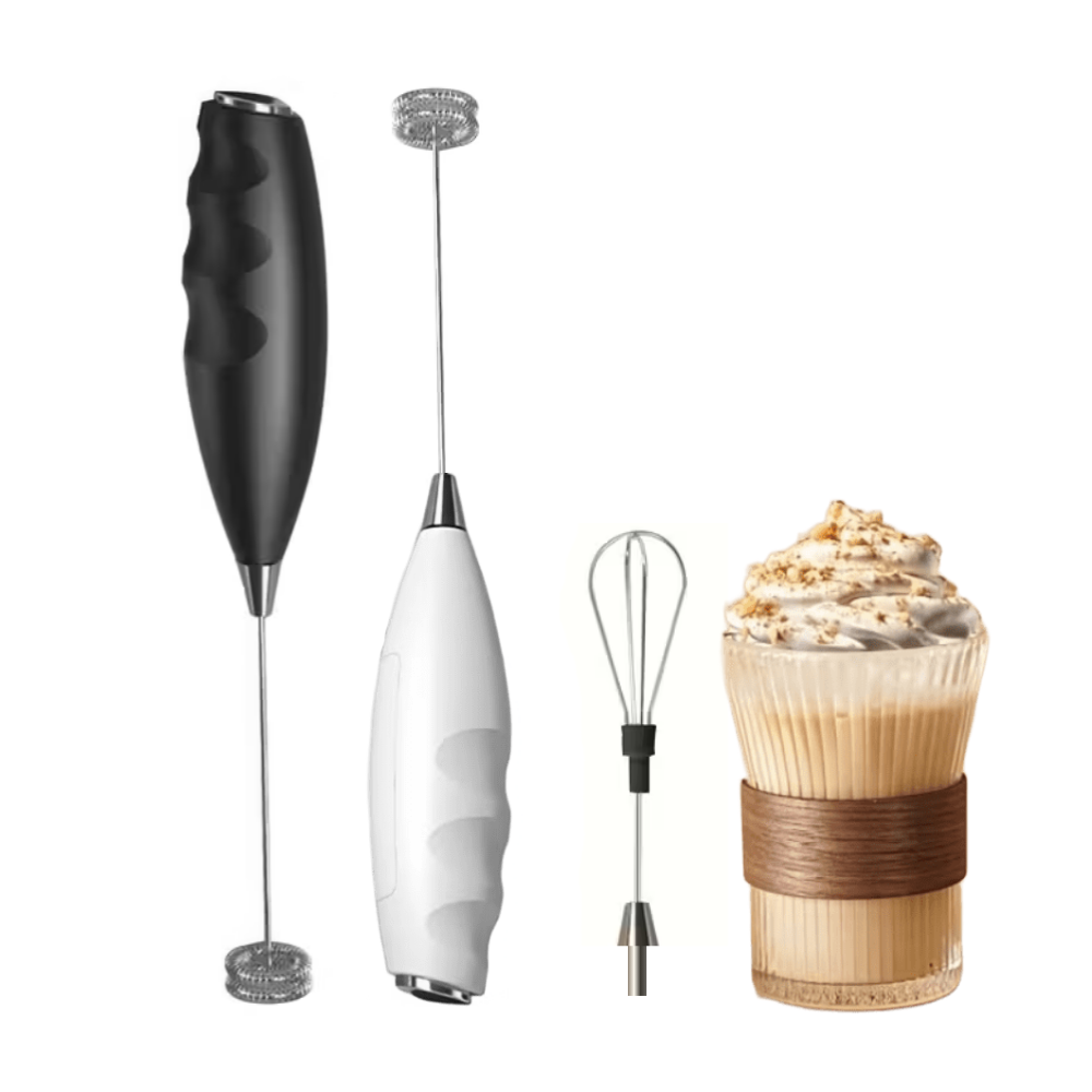 Mini Batidora Espumador a Pilas para Café