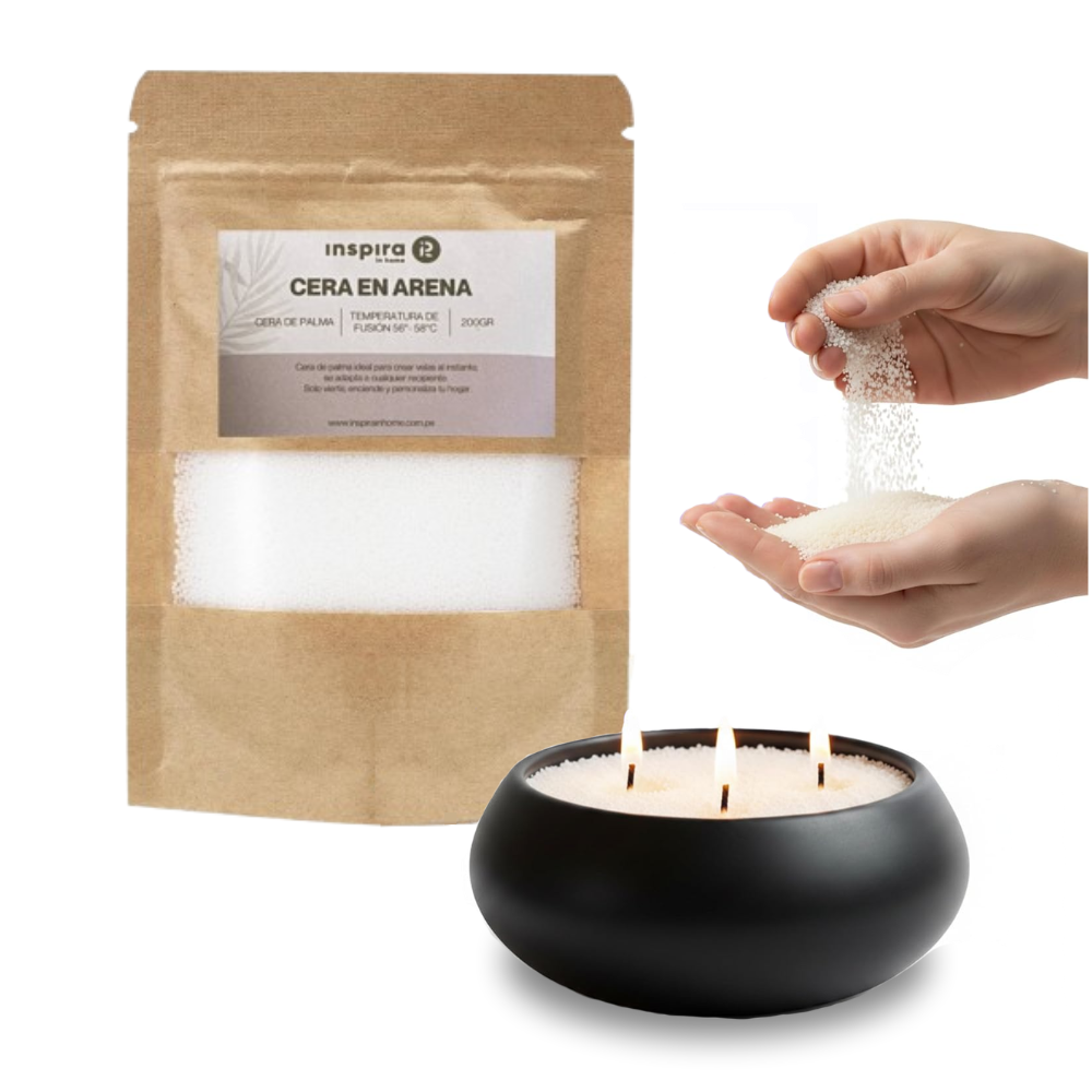 Vela de arena sin aroma 200 g